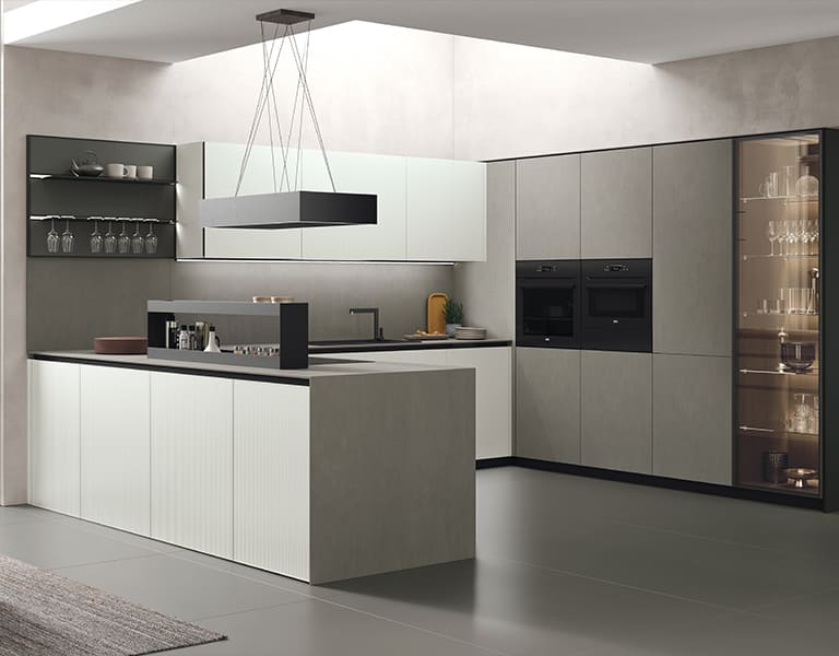 Cucine con piani in Dekton: il materiale high-tech più resistente